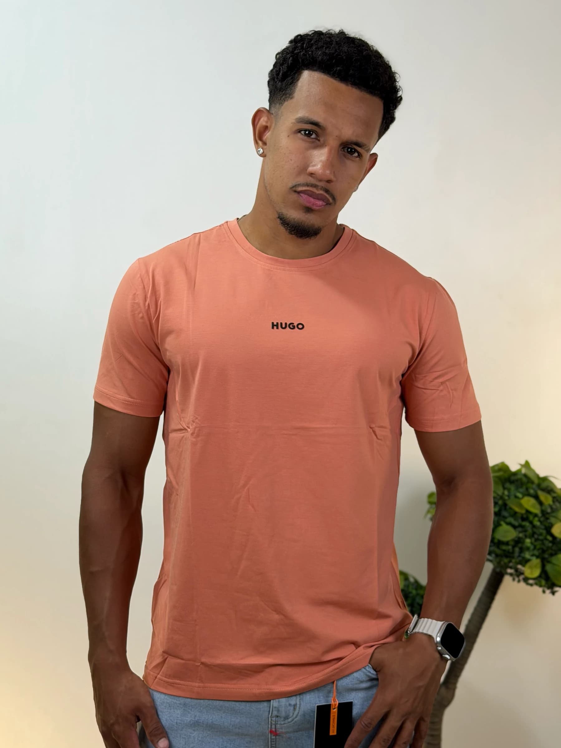 Vista 1 de Franela Hugo Boss en Salmon